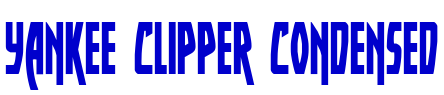 Yankee Clipper Condensed الخط